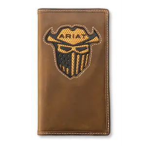A3400644 Ariat Work Checkbook Wallet - Medium Brown