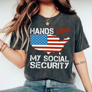 Hands Off My Social Security T-shirt, Hands Off Protest Shirt, Political Activism Sweatshirt, Save Public Lands Hoodie, Medicare Free Speech Tee