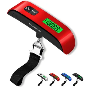Luggage Scale, 110lb Luggage Weight Scale with 4 Unit Switching Functions&LED Display, Luggage Scale Travel Digital for Weighing Luggage, Backpacks, Packages and Markets