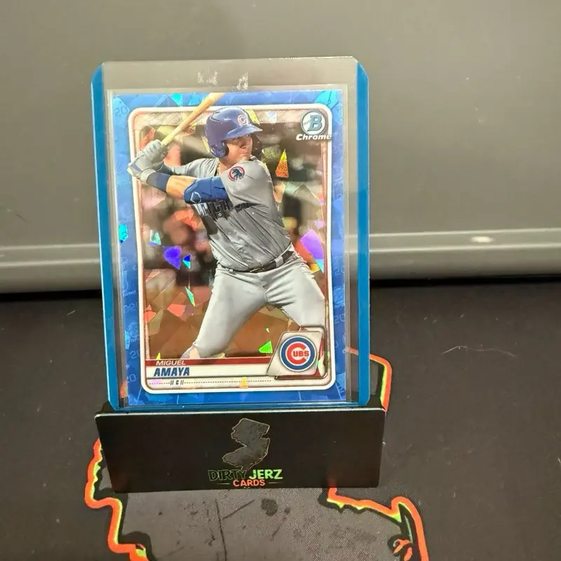 2020 Bowman Chrome Sapphire Edition - Miguel Amaya #BCP-136 (RC) sports trading card