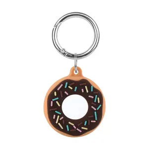 WorryFree Gadgets Apple AirTag Donut Silicone C ase