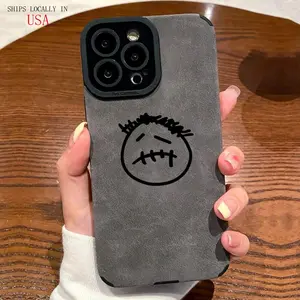 Funny Expression Design Phone Case, Decorative Phone Protective Cover, Anti-fall Phone Cover Compatible with iPhone 16 15 14 13 12 11 Pro Max Plus X XS Max