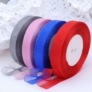 Eco-friendly Solid Color Ribbon for Gift Wrapping, Wall Decor, DIY Crafts, Wedding & Christmas Gift Packaging, Note-Taking, Sorority & Club Events.