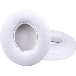 Professional Replacement Ear Pads for Beats Solo 2 & Solo 3 Wireless On-Ear Headphone/Soft Protein Leather/Noise Isolation Memory Foam/Strong Adhesive Tape/Cloud Like Comfort/Extra Durable