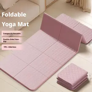 Foldable Yoga Mat Portable Non-Slip Fitness Home Use, Student Nap Mat, Midday Rest Pad, Ideal for Kids and Students