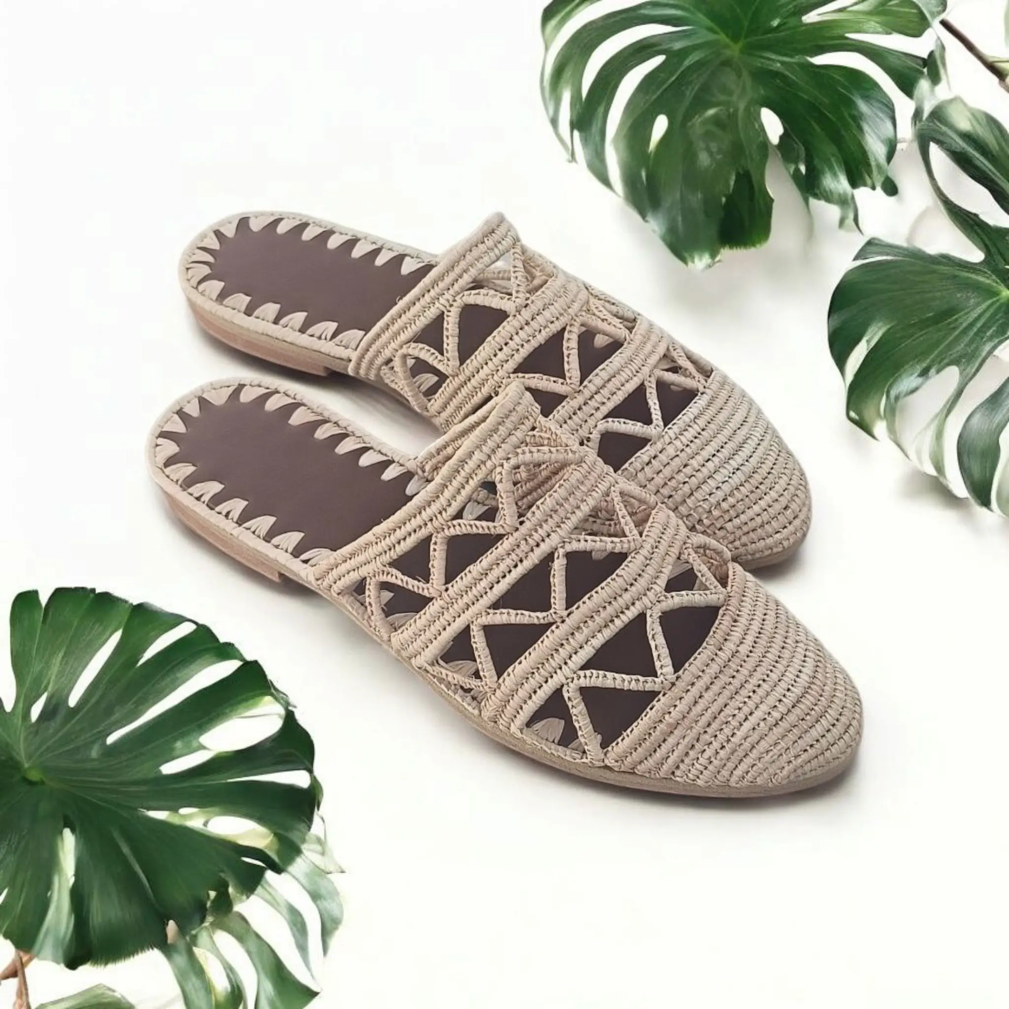 Terra Sole – Artisan Moroccan Raffia Sandals | Earthy Chic Women’s Summer Shoes