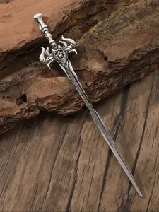 Viking Retro Gothic Skull Horn Sword Hair Stick, Trendy and Versatile Hairpin for Parties and Gifts, Perfect for Mother's Day and Valentine's