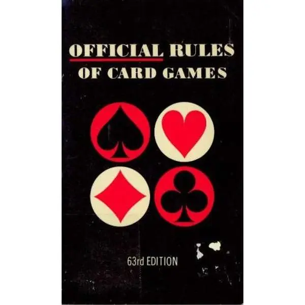 USED Book - Official Rules of Card Games 63rd Edition by The United States Playing Card Company (Unknown)