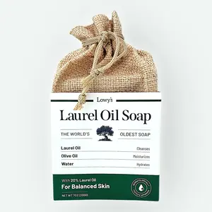 Lowy's Balanced Bar 20% Laurel Oil Soap 70z - The World's Oldest Soap with Laurel Oil Olive Oil & Water for Balanced Skin