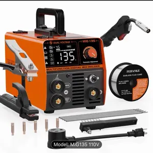 Welding Machine 3 in One Heavy Duty Commercial Work Model MIG135 110V Dual Voltage Digital MIG Welder