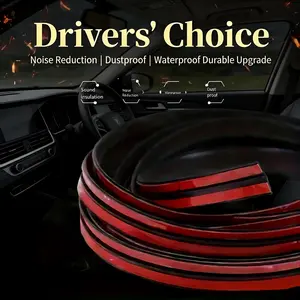 Car Windshield Rubber Seal Strip 1.8cm x 200cm Universal Car Window Seal for Roof Windshield Exterior Accessories