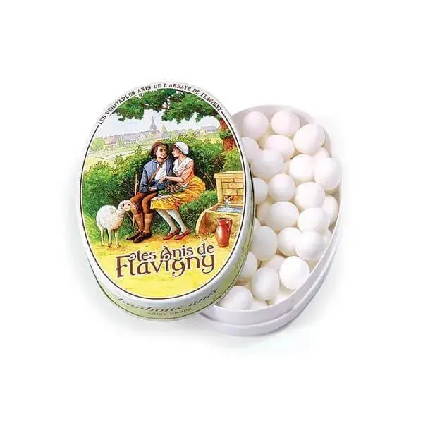 Flavigny Pastilles Candy Tins - Anis: 8-Piece Box Flavigny Pastilles Candy Tins - Anis: 8-Piece Box