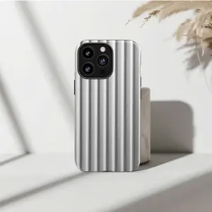 🧊📱 Steel Ridge IP Phone Case – Metallic Techwear Design for IP Phone 17/16/15/14/13/12/11/X – Sleek & Protective ⚙️