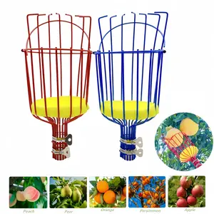 Fruit Picker Basket Head - Cushioned to Prevent Bruising!  Easy Harvest for Apples, Peaches, Oranges | Garden Tool