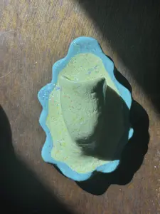 mini clay vase magnet