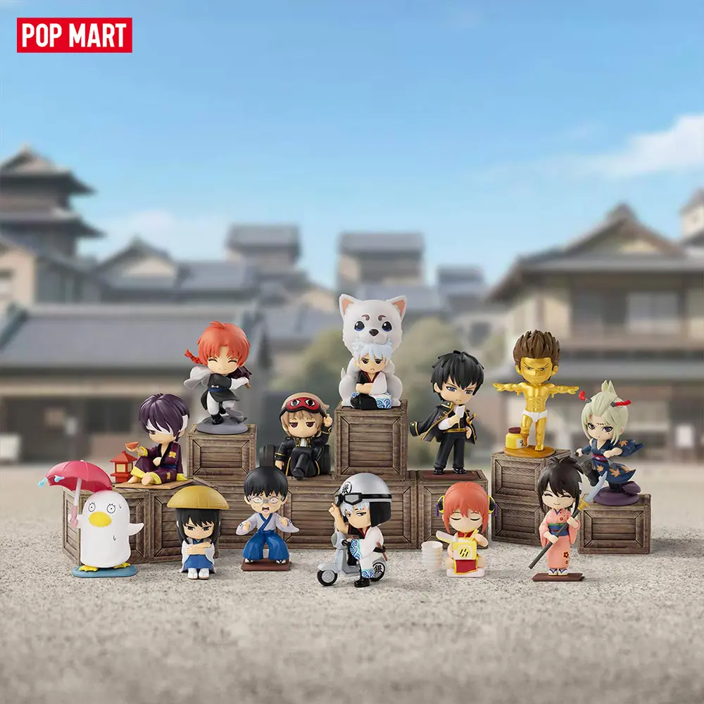 POP MART Gintama Welcome To Yorozuya Series Figures Blind Box