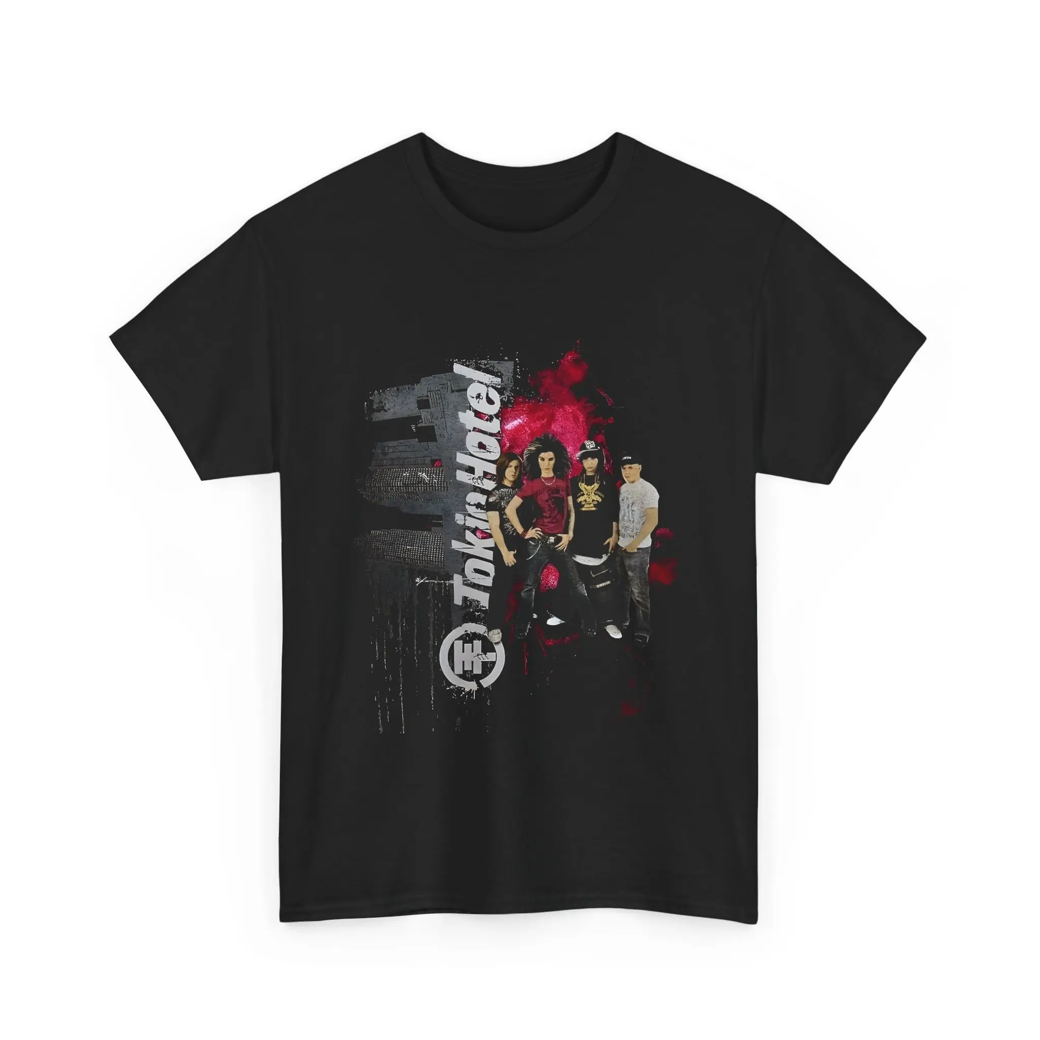 GILDAN PRINT Y2K TOKIO HOTEL EMO GOTH ERA T-SHIRT - TikTok Shop