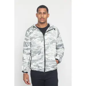 Camo Windbreaker Jacket