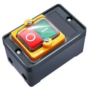 Waterproof Push Button Switch Motor On Off Switch Start Stop Switch Self Lock Mechanical Equipment Control Station 10A AC 220V/380V KAO-10KH