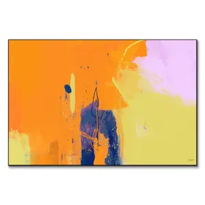 Chat of Joy Wall Art Print, Abstract Artwork with Print and Frame