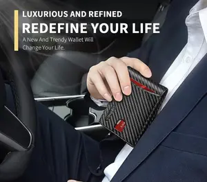 RFID Shielded Carbon Fiber Essential Wallet