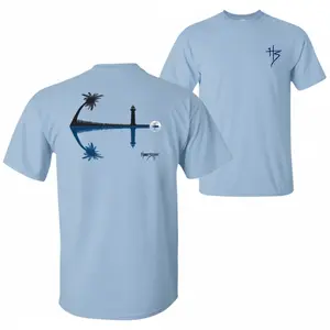 Anchors Away Moon Hunter Skipper T-Shirt, Nautical Captain Graphic Tee, Soft Cotton Blend Coastal Apparel, Ocean Lifestyle Shirt for Men & Women, Boat Lover Gift