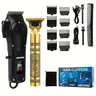 Weeme Men's Hair Clipper Set, USB Rechargeable, Includes Electric Clipper, T-Blade Trimmer, Combs, Cables, Brushes, Razor, Gift Set
