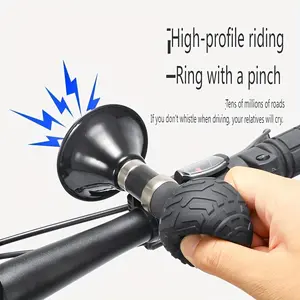 SleekHush Waterproof Electric Horn, 120dB+ Ultra-Loud Volume, Easy Install Cycling Accessory for E-Bikes & Mountain Bikes, Ideal for Outdoor Use