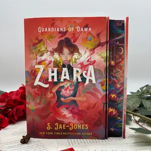Zhara Hardcover Guardians Of Dawn by S. Jae-Jones Special Edition Fantasy Book with Custom Edges for Book Enthusiasts