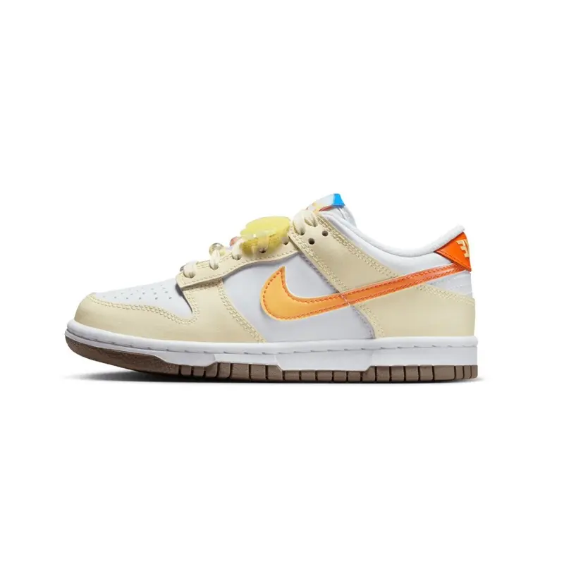 Nike Dunk Low ‘Beach’ Youth/Women’s Everyday Sneaker, Lifestyle Sneakers, Casual Fashion Footwear for Daily Walking & Training, Classic, Daily Wear, Beach Vibes, Daily Walks