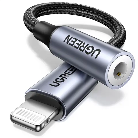 UGREEN USB-C/Lightning to 3.5mm HiFi DAC Aux Adapters & Cables - 2-Model Dongle for iPhone 11-17 Pro Max, Android Galaxy S25 Ultra, iPad Audio Accessories (USB Type-C Compatible)