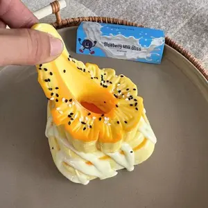 Pineapple Thick Toast Taba Squishy - ADHD Stress Toy