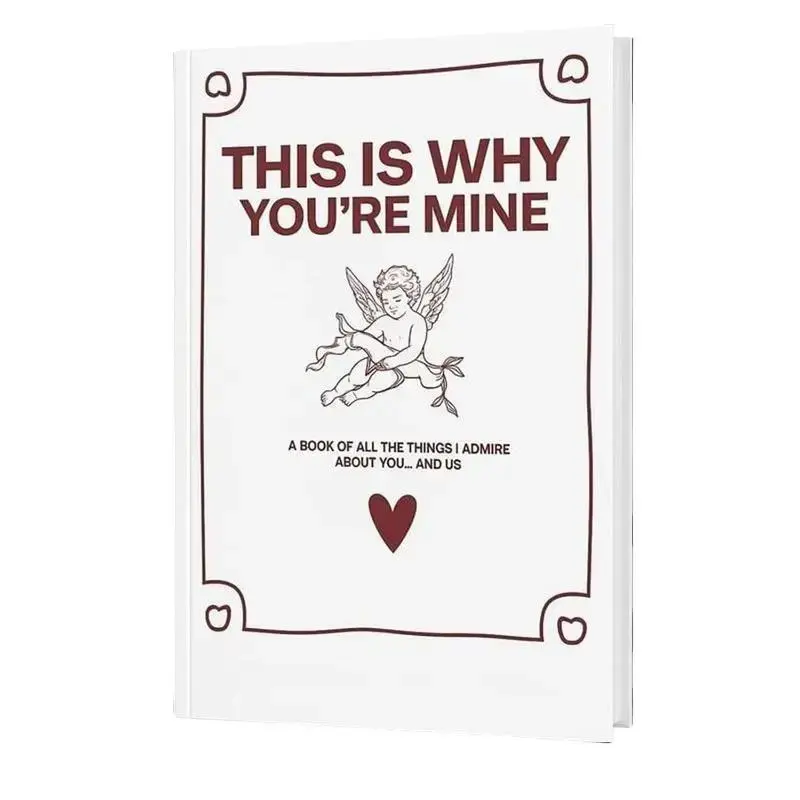【Psychology & Relationships】THIS IS WHY YOU'RE MINE -Fill-in-the-Blank Love Book-Paperback#Personalized Keepsake Gift for Boyfriend Girlfriend Paperback
