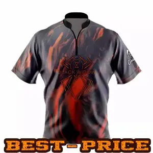 *FREE Custom Name & Logo* Hammer Black Widow 3.0 Fast Track Bowling Jersey Full Size S-5XL