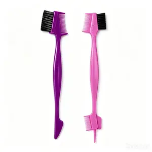Women's 2-Piece Hair Accessory Set - ABS Material 3-Head & 5-Head Hairline Edge Tools for Human Hair Wigs, Eyebrow Aids for Daily Makeup Eyebrow Coloring