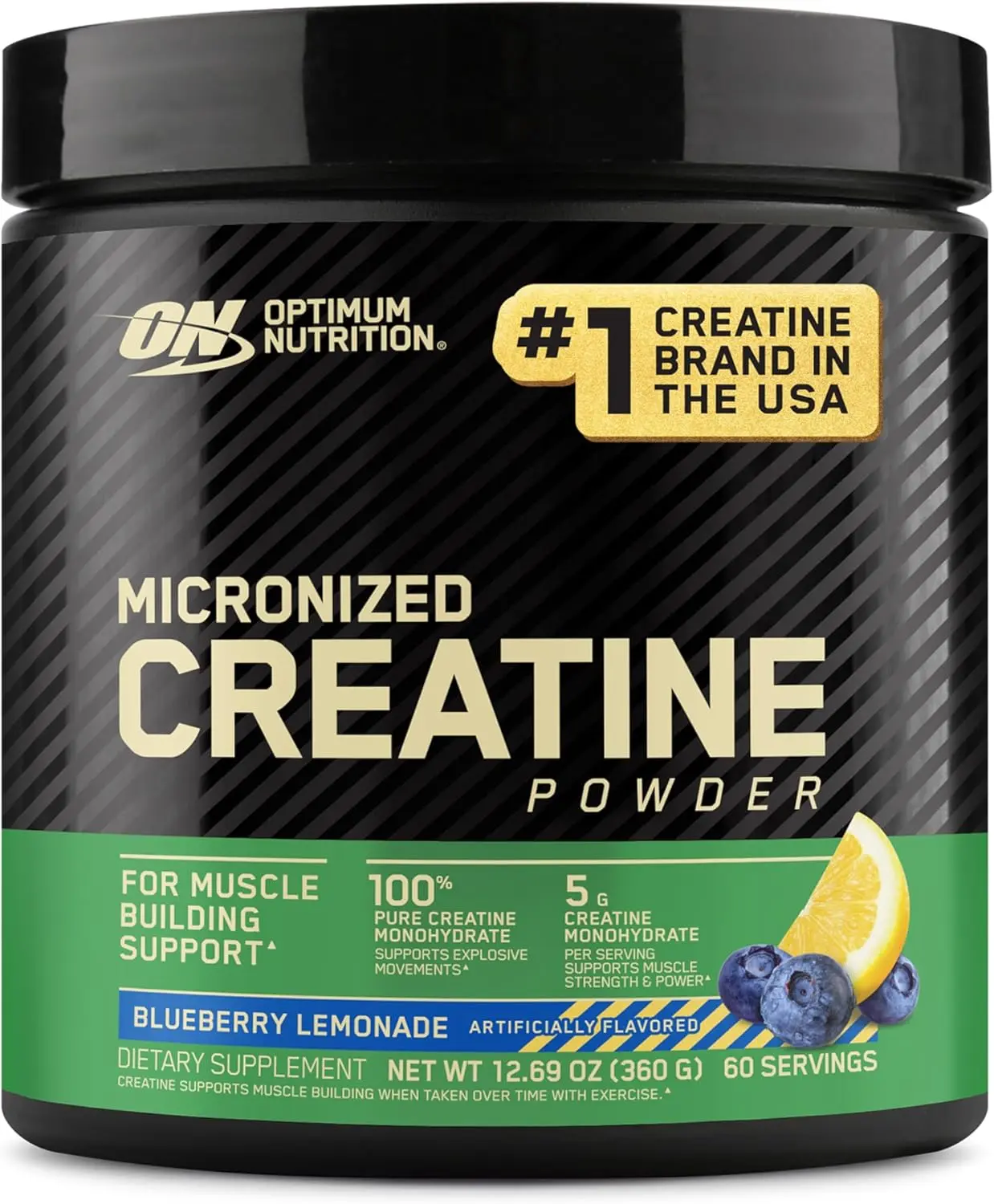 Optimum Nutrition Micronized Creatine Monohydrate Powder, Unflavored, 60 Servings, 300 Grams (Packaging May Vary)