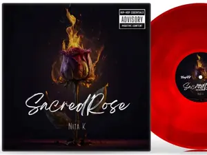 Sacred Red Rose Vinyl - Original Vinyl Record with Unique Design and Rich Sound