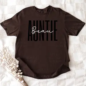Custom Auntie Shirt, Personalized Auntie Name Shirt, Auntie Gift, Pregnancy Reveal