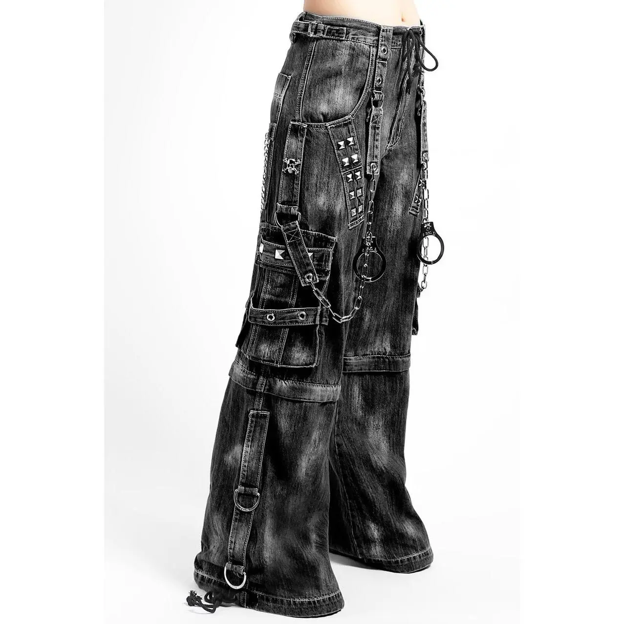 Tripp NYC Lock Up Denim Pants [Storm Wash] - TikTok Shop