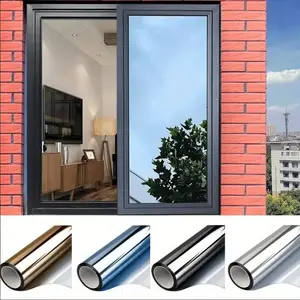 1Pcs 19.68 * 118.11in, window glass thermal insulation film, one-way perspective glass window film, sun protection film, blackout window film, suitable for hotels/restaurants/offices/classrooms and shops