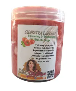 Cleopatra Express Exfoliating & even out tomato soap for dark  & caramel skin