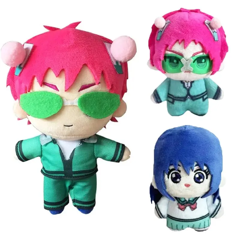10/20cm The Disastrous Life of Saiki K. Saiki Kusuo Plush Toy Teruhashi Kokomi Stuffed Doll Soft Figure Cartoon Birthday Gifts