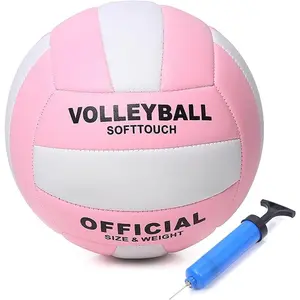 Volleyball Official Ball Thicker PU Waterproof Anti-Explosion 15+ Years    Indoor  Game Outdoor Sand Beach Pool Play Pump Needle