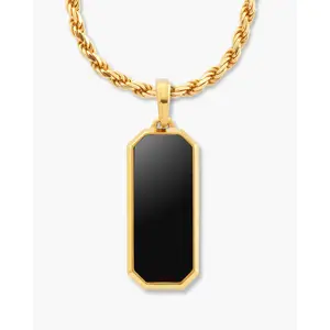 JAXXON - Onyx Beverly Pendant - Gold