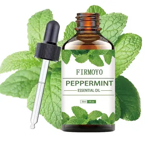 Firmoyo Peppermint Essential Oil, Alcohol-Free, Natural Ingredients, Suitable for Skin, Hair, Body, Diffuser, Shower, Massage, 100ML,Unisex
