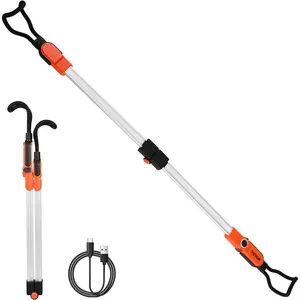 VEVOR Underhood Work Light, 2300LM, Rechargeable Bright LED Light, Portable Cordless Mechanic Work Light Bar with Hooks, for Car Repairing Inspection Garage Workshop Length: 53 to 65.5 inches