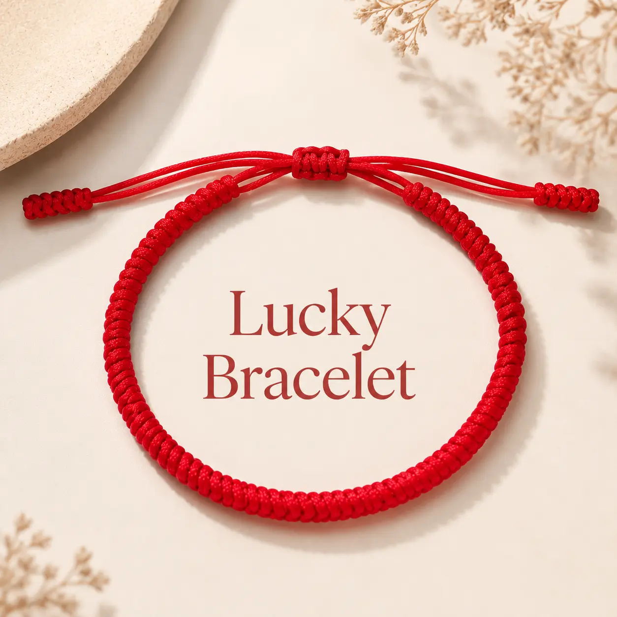 Red String Destiny Bracelet – Minimalist and stylish Kabbalah red string bracelet, lucky adjustable amulet bracelet for men and women, symbolizing love, friendship and protection