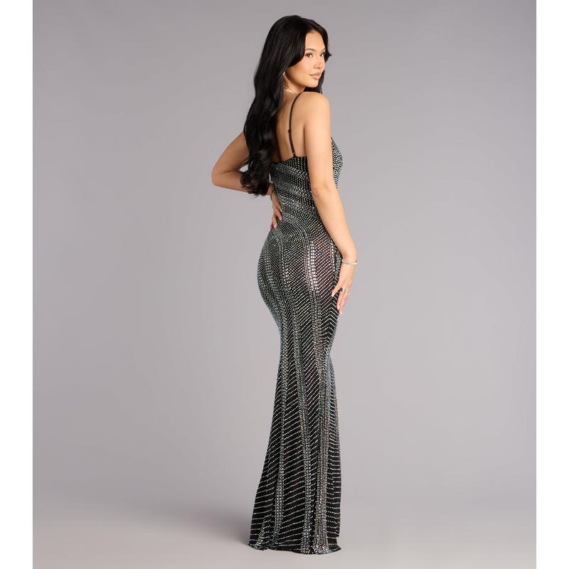 Eliana Rhinestone Mermaid Formal Dress