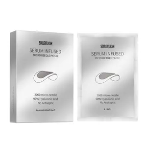 Soulgirl KNH Microneedle Eye Patches Multi-Pack - 2000 Dissolving Micropins, 1.8% Hyaluronic Acid, Acetyl Hexapeptide-8, Anti-Aging, Firming, Brightening, for All Skin Types