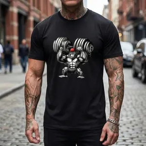 Men’s Quick-Dry Gym T-Shirt| Breathable Workout Graphic Tee